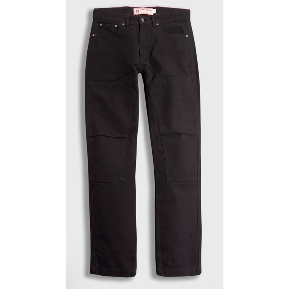 Iron & Resin Black 100% Cotton Union Work Utility Pants Slim Leg Men Size 29 - Picture 1 of 13